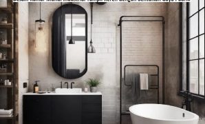 Desain Kamar Mandi Industrial