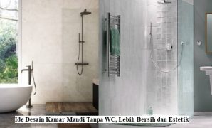 Desain Kamar Mandi Tanpa WC